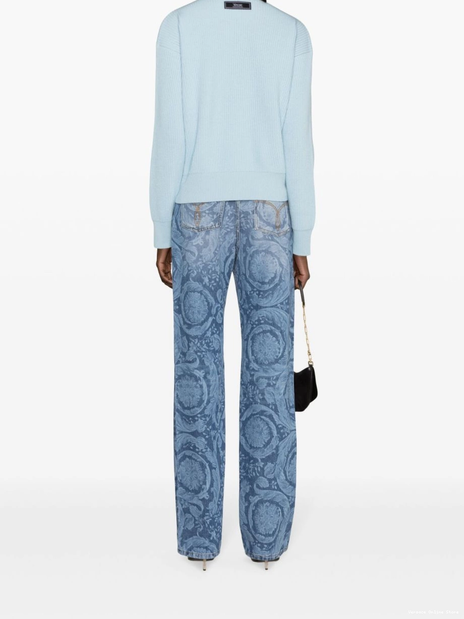Cheap Barocco jeans straight-leg Versace Women 0701